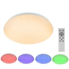 Globo - LED RGB loftlampe dæmpbar 1xLED/12W/230V + 1xLED/3W