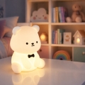 Globo - LED RGBW dæmpbar genopladelig natlampe til børn LED/1W/5V 1200 mAh bjørn