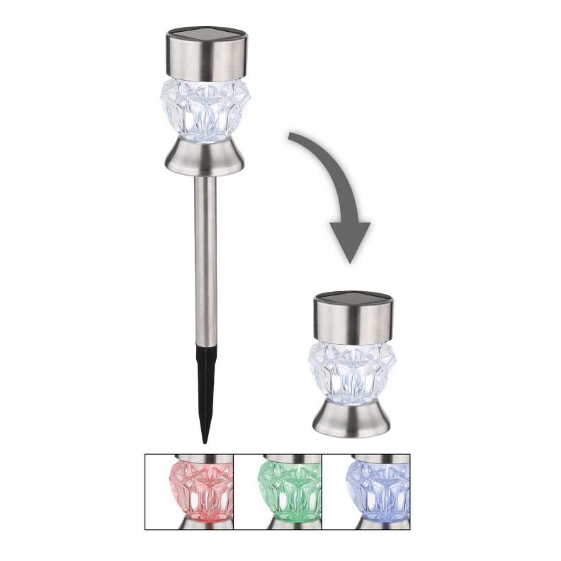 Globo - LED RGBW Solcellelampe 02.01.2001 LED/0,06W/3V IP44