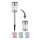 Globo - LED RGBW Solcellelampe 02.01.2001 LED/0,06W/3V IP44