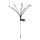 Globo - LED solcellelampe 8xLED/0,06W/3,2V 3000K IP44 300 mAh