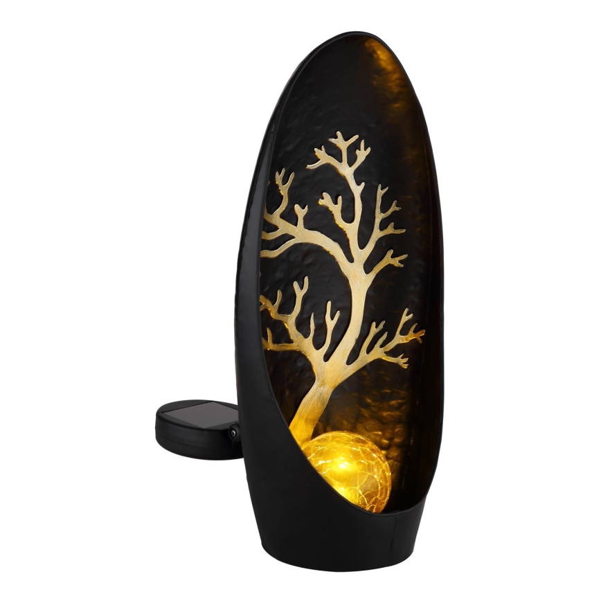 Globo - LED solcellelampe LED/0,06W/3,2V IP44 200 mAh træ