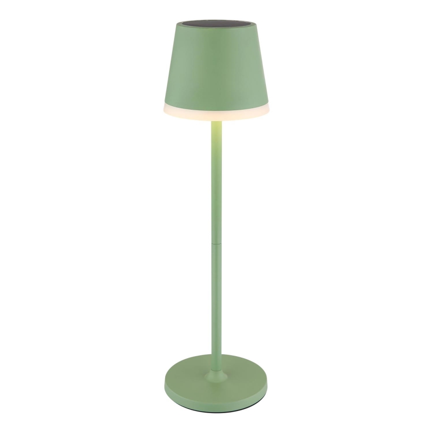 Globo - LED solcellelampe LED/0,06W/3V 3000K IP44 grøn