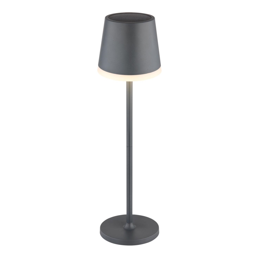 Globo - LED solcellelampe LED/0,6W/3V 3000K IP44 1200 mAh antracit