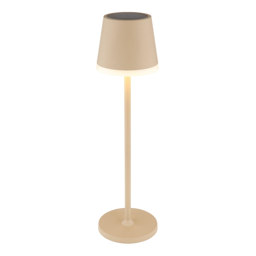 Globo - LED solcellelampe LED/0,6W/3V 3000K IP44 1200 mAh beige