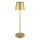 Globo - LED solcellelampe LED/0,6W/3V 3000K IP44 guldfarvet