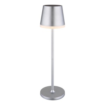 Globo - LED solcellelampe LED/0,6W/3V 3000K IP44 mat krom