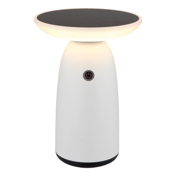 Globo - LED solcellelampe m. touch-funktion dæmpbar LED/10W/230V IP54 hvid
