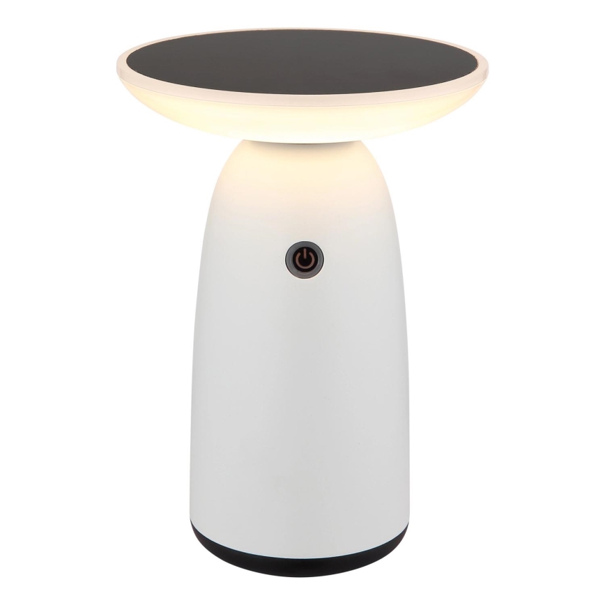 Globo - LED solcellelampe m. touch-funktion dæmpbar LED/10W/230V IP54 hvid