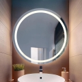 Globo - LED spejl m. baggrundslys dæmpbart LED/10W/230V 4000K diameter 55 cm