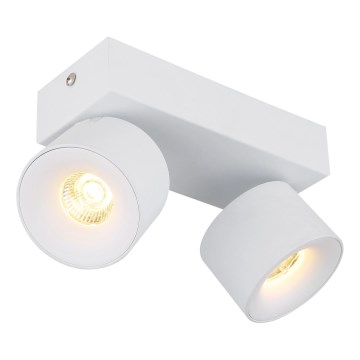 Globo - LED spotlampe 2xLED/6W/230V hvid