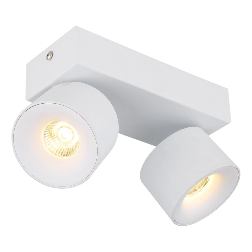 Globo - LED spotlampe 2xLED/6W/230V hvid