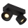 Globo - LED spotlampe 2xLED/6W/230V sort