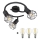 Globo - LED spotlampe 3xE14/6W/230V sort