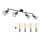 Globo - LED spotlampe 4xE14/6W/230V sort