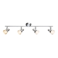Globo - LED spotlampe 4xLED/4W/230V blank krom