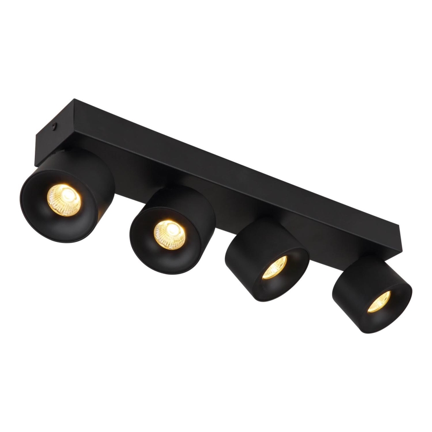 Globo - LED spotlampe 4xLED/6W/230V sort