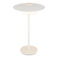 Globo - LED Udendørs genopladelig touch bordlampe LED/3W/3,7V 1800/2700/3000K IP44 1800 mAh hvid