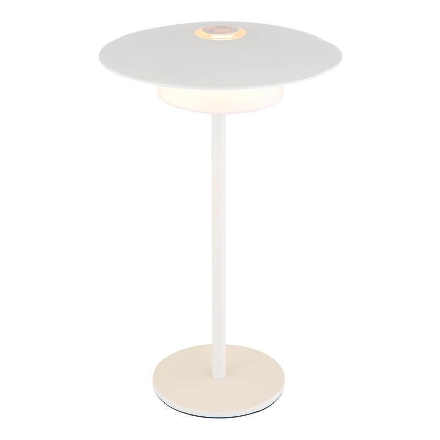 Globo - LED Udendørs genopladelig touch bordlampe LED/3W/3,7V 1800/2700/3000K IP44 1800 mAh hvid