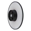 Globo - LED Udendørs Væglampe LED/15W/230V 3000/4000/6000K Ø 25,2 cm IP44 sort