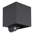 Globo - LED udendørs væglampe med sensor 2xLED/3W/230V IP54