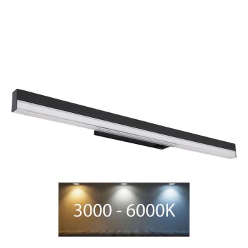 Globo - LED væglampe LED/12W/230V 3000K/6000K 60 cm sort