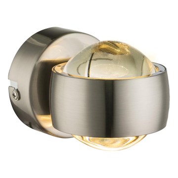 Globo - LED væglampe LED/7W/230V 3000K mat krom