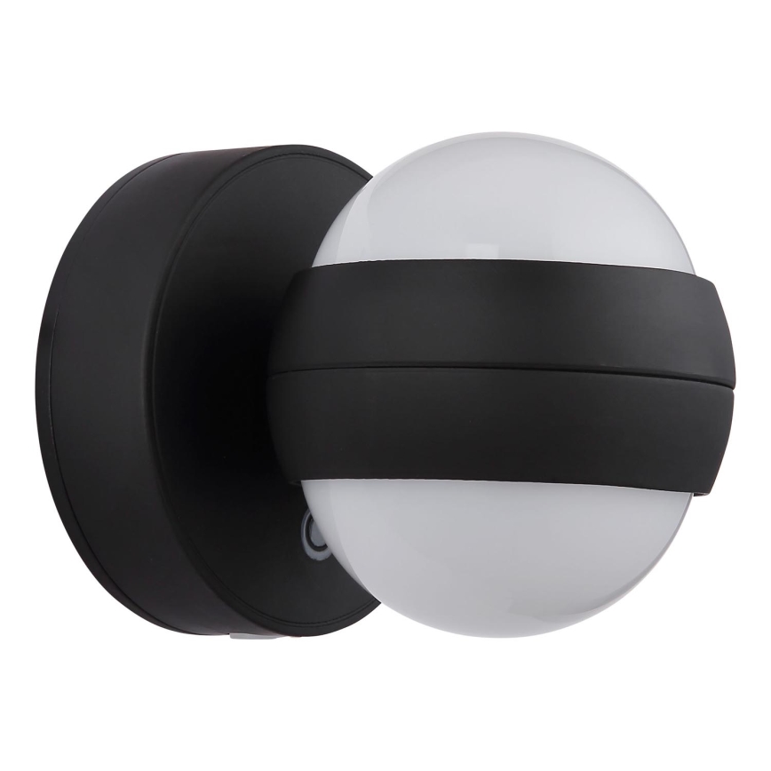 Globo - LED væglampe m. touch-funktion dæmpbar og genopladelig LED/1,4W/5V 1800 mAh sort