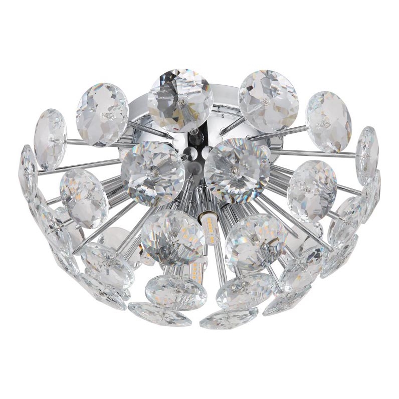 Globo - Loftlampe 10xG9/7W/230V skinnende krom diameter 39 cm
