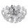 Globo - Loftlampe 10xG9/7W/230V skinnende krom diameter 39 cm