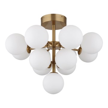 Globo - Loftlampe 13xG9/5W/230V diameter 56 cm guldfarvet