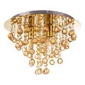Globo - Loftlampe 3xE14/40W/230V diameter 38 cm guldfarvet