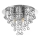 Globo - Loftlampe 3xE14/40W/230V diameter 38 cm skinnende krom