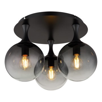 Globo - Loftlampe 3xE27/10W/230V diameter 46 cm sort