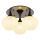 Globo - Loftlampe 3xE27/40W/230V antracit