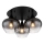 Globo - Loftlampe 3xE27/40W/230V diameter 45 cm sort