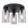 Globo - Loftlampe 3xE27/60W/230V sort