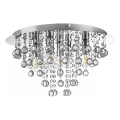 Globo - Loftlampe 5xE14/40W/230V diameter 46 cm skinnende krom