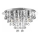 Globo - Loftlampe 5xE14/40W/230V diameter 46 cm skinnende krom