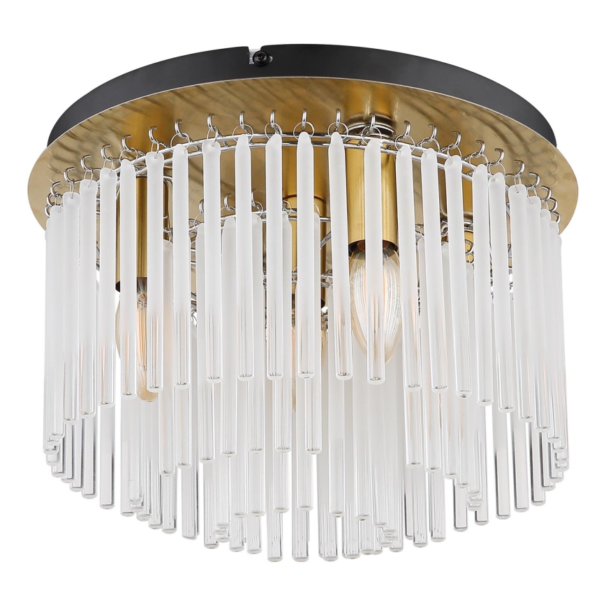 Globo - Loftlampe 5xE27/60W/230V diameter 32 cm guldfarvet
