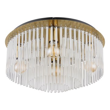 Globo - Loftlampe 5xE27/60W/230V diameter 50 cm guldfarvet