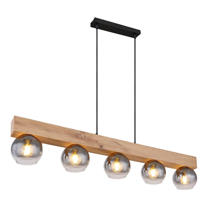 Globo - Loftlampe med wire 5xE27/40W/230V