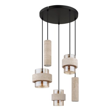 Globo - Loftlampe med wireophæng 3xE27/40W/230V + 2xGU10/10W
