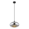 Globo - Lysekrone i snor 1xE27/60W/230V blank krom