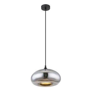 Globo - Lysekrone i snor 1xE27/60W/230V blank krom