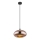 Globo - Lysekrone i snor 1xE27/60W/230V kobber