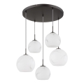 Globo - Lysekrone med kabelophæng 5xE27/60W/230V Ø 75 cm