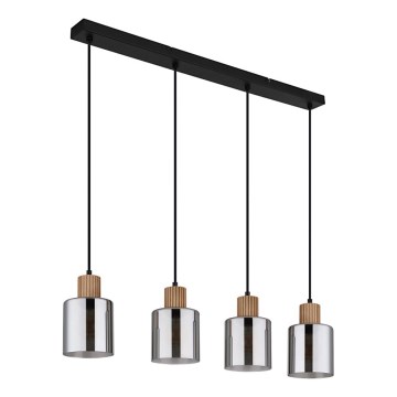 Globo - Lysekrone på kabel 4xE27/25W/230V
