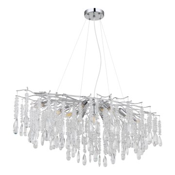 Globo - Lysekrone på wire 12xE14/40W/230V
