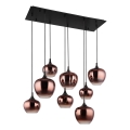 Globo - Lysekrone på wire 8xE27/40W/230V kobber